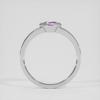 1.24 Ct. Purplish Pink Sapphire Ring, 14K White Gold 3