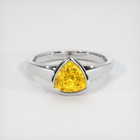 1.56 Ct. Sapphire Ring, 14K White Gold 1