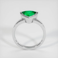 1.53 Ct. Emerald Ring, 18K White Gold 3