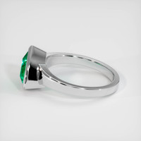 1.53 Ct. Emerald Ring, 18K White Gold 4