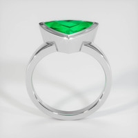 2.32 Ct. Emerald Ring, 18K White Gold 3