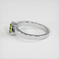 1.28 Ct. Sapphire Ring, 18K White Gold 4