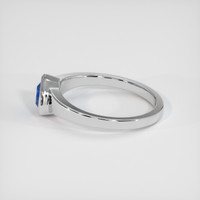 1.01 Ct. Sapphire Ring, 18K White Gold 4