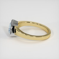 1.23 Ct. Gemstone Ring, 14K White & Yellow 4