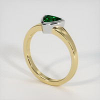 0.82 Ct. Gemstone Ring, 14K White & Yellow 2