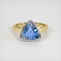 2.27 Ct. Gemstone Ring, 14K White & Yellow 1