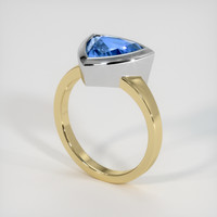 2.27 Ct. Gemstone Ring, 14K White & Yellow 2