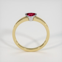 0.50 Ct. Ruby Ring, 14K White & Yellow 3