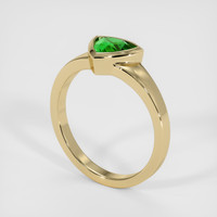 1.05 Ct. Tsavorite Garnet Ring, 10K Yellow Gold 2