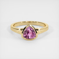1.09 Ct. Sapphire Ring, 14K Yellow Gold 1