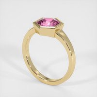 1.64 Ct. Pink Sapphire Ring, 14K Yellow Gold 2