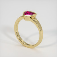 1.16 Ct. Ruby Ring, 14K Yellow Gold 2