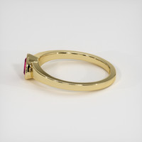 0.51 Ct. Ruby Ring, 14K Yellow Gold 4