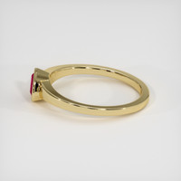 0.50 Ct. Ruby Ring, 14K Yellow Gold 4