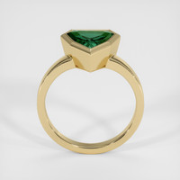 2.52 Ct. Green Sapphire Ring, 14K Yellow Gold 3
