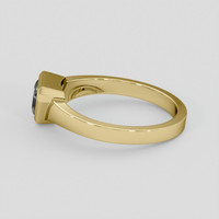 0.69 Ct. Yellowish Green Sapphire Ring, 14K Yellow Gold 4