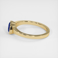 0.70 Ct. Sapphire Ring, 18K Yellow Gold 4