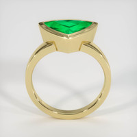 2.32 Ct. Emerald Ring, 18K Yellow Gold 3