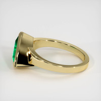 2.32 Ct. Emerald Ring, 18K Yellow Gold 4