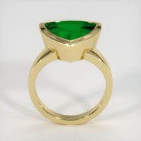 4.29 Ct. Emerald Ring, 18K Yellow Gold 3