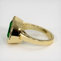 4.29 Ct. Emerald Ring, 18K Yellow Gold 4