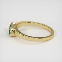 0.93 Ct. Emerald Ring, 18K Yellow Gold 4