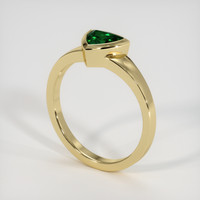 0.82 Ct. Gemstone Ring, 18K Yellow Gold 2