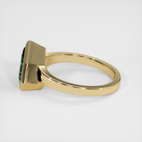 2.52 Ct. Green Sapphire Ring, 18K Yellow Gold 4