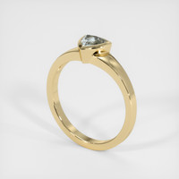 0.93 Ct. Sapphire Ring, 18K Yellow Gold 2