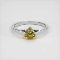 0.48 Ct. Gemstone Ring, 14K Yellow & White 1