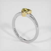 0.48 Ct. Gemstone Ring, 14K Yellow & White 2