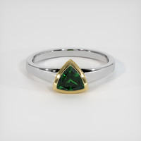 0.82 Ct. Gemstone Ring, 14K Yellow & White 1