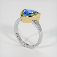 2.27 Ct. Gemstone Ring, 14K Yellow & White 2