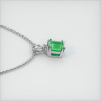 Accent Stones Emerald Pendant 1.75 Ct., Platinum 950 Preview