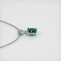 0.90 Ct. Sapphire Pendant, 14K White Gold 3