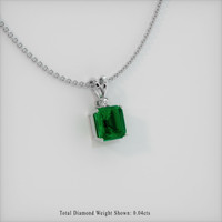 Emerald Pendant 2.35 Ct., 18K White Gold Preview