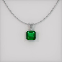 Emerald Pendant 3.81 Ct., 18K White Gold Preview