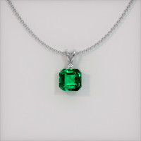 Emerald Pendant 2.77 Ct., 18K White Gold Preview