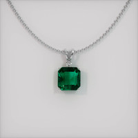 Emerald Pendant 4.39 Ct. 18K White Gold Preview