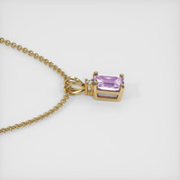 0.62 Ct. Sapphire Pendant, 14K Yellow Gold 3