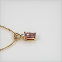 1.25 Ct. Padparadscha Sapphire Pendant, 14K Yellow Gold 3