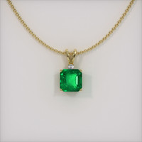 Emerald Pendant 2.41 Ct. 18K Yellow Gold Preview