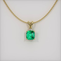 Emerald Pendant 0.49 Ct. 18K Yellow Gold Preview