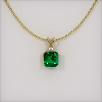 Emerald Pendant 2.35 Ct., 18K Yellow Gold Preview