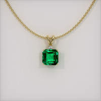 Emerald Pendant 2.77 Ct., 18K Yellow Gold Preview