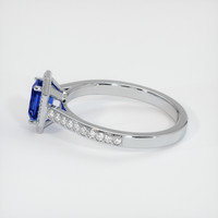 0.89 Ct. Blue Sapphire Ring, Platinum 950 4