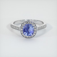 1.46 Ct. Sapphire Ring, Platinum 950 1