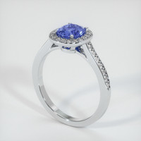 1.46 Ct. Sapphire Ring, Platinum 950 2