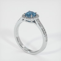 1.16 Ct. Sapphire Ring, Platinum 950 2