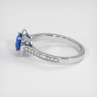0.86 Ct. Sapphire Ring, Platinum 950 4